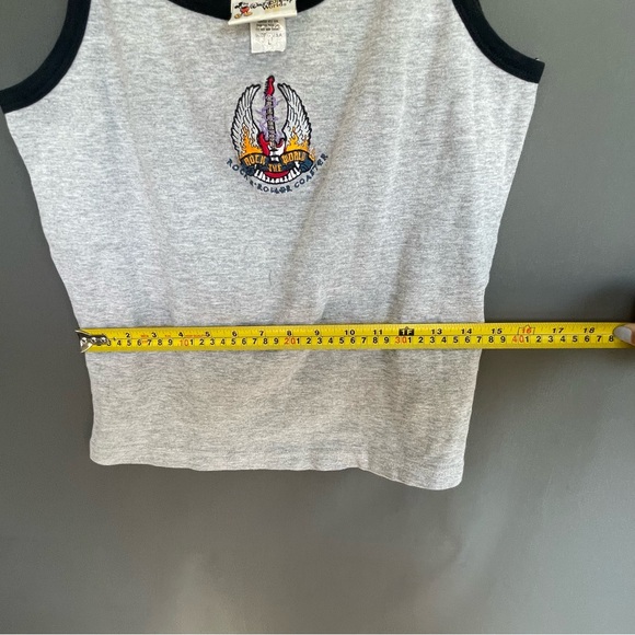 DISNEY Rock n Roller Coaster vintage tank top rock the world 90s embroidery - Picture 6 of 8